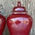 Burgundy Vintage Asian “Sang De Boeuf” Glazed Ceramic Ginger Jar Urns - a Pair For Sale - Image 8 of 12