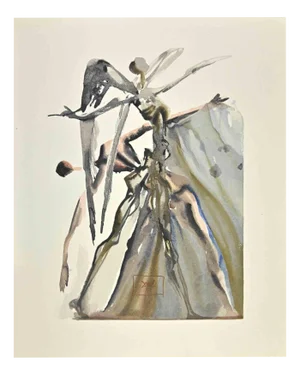 Salvador Dali, The Souls of Contumacy, Woodcut, 1963