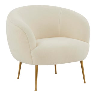 Presley Faux Sheepskin Chair For Sale