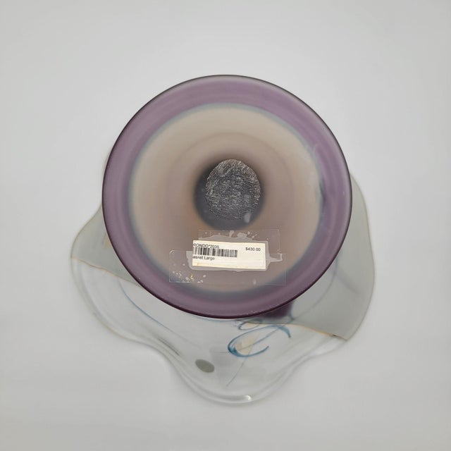 Ioan Nemtoi Romanian Art Glass Compote For Sale - Image 12 of 12