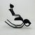 Mid century black fabric Gravity” rocking Lounge chair by Peter Opsvik for Stokke, 1980s Unique relax chair. Beechwood...