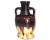 This is a lovely double-handle vase/urn. The vase features a handmade ceramic with drip glaze lava design. This vase will...