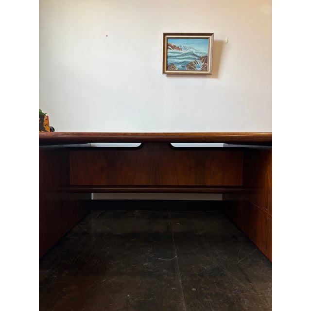 Dyrlund Dyrlund Rosewood Desk For Sale - Image 4 of 12