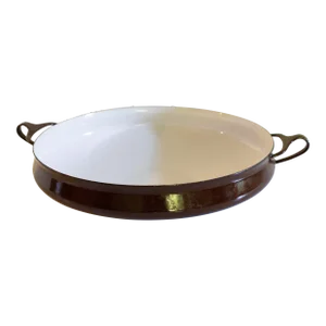 Vintage Dansk Paella Enamel Enamelware Kobenstyle Jens Quistgaard Pan