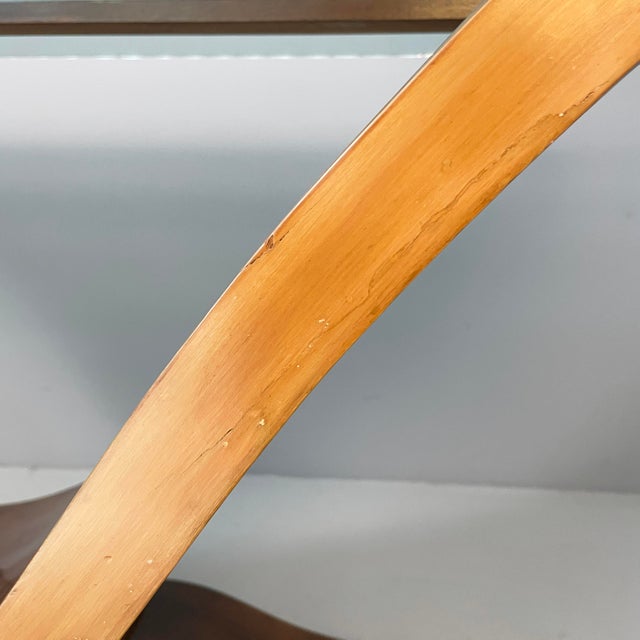 Art Deco Italian Rectangular Dining Table in Wood and Glass, 1930s For Sale - Image 14 of 18