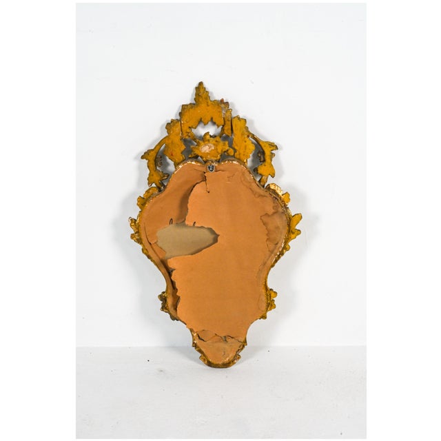 Vintage Carved Rococò Style Gilt Wall Mirror—A Pair For Sale - Image 18 of 18