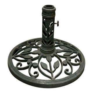 Vintage Metal Umbrella Stand For Sale