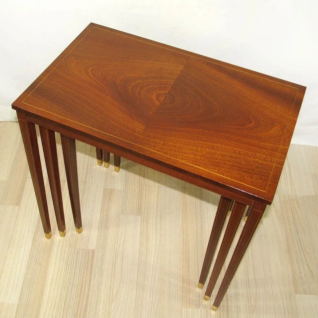 Nesting Tables by Bodafors Svenska Möbelfabrikerna, 1950s, Set of 3 For Sale - Image 16 of 18