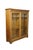 American Antique American Renaissance Revival Quartersawn Oak Bookcase Display Cabinet For Sale - Image 3 of 18