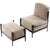Early 21st Century Set of Montecito Outdoor Lounge Chair and Ottoman by Michael Taylor For Sale - Image 5 of 5