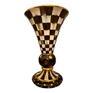 MacKenzie Childs - Courtly Check Vase For Sale