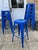 Blue Vintage Industrial Bar Stool in Blue by Xavier Pauchard for Tolix, 2010s For Sale - Image 8 of 18