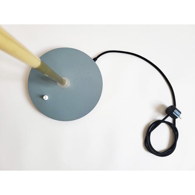 White Mid-Century Modern Austrian Brass Floor Lamp, 1960s For Sale - Image 8 of 18