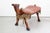 Vintage Egyptian Camel Saddle Stool in Leather and Wood, 1950s, in Very Good conditions. Designed 1950 to 1959