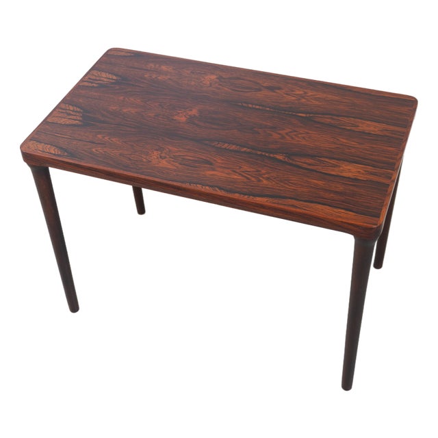 Danish Rosewood Side Table, 1960s For Sale