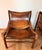 1970s Vintage Buffalo Leather Safari Armchair in Oak Frame, 1970s, Set of 2 For Sale - Image 5 of 9