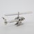 1980s Vintage Italian Handmade Silver Helicopter Miniature, Tuscany, Arezzo, Italy, 1980s For Sale - Image 5 of 11