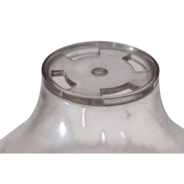 Circa 1970's Space Age Teardrop Lucite Teardrop Terrarium Planter For Sale - Image 12 of 12