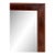 Vintage MCM Tigerwood Inlay Rectangular Mirror Mid-Century Rare Find For Sale