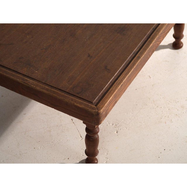 Vintage Japanese Folding Low Table in Wood, Japan, 1920 For Sale - Image 3 of 13