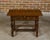 19th Century English 19th Century Oak Side Table with Carved Bobbin Legs and Single Drawer For Sale - Image 5 of 12