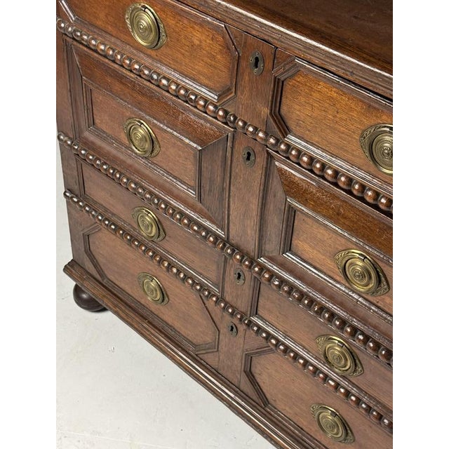 17th Century Antique Oak Chest of Drawers For Sale - Image 11 of 18