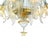 Traditional venetian Murano glass chandlier , full of hand-made details of blowing glass . Full of gold-leaf With Flowers...