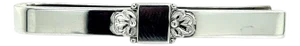 1990s Georg Jensen Estate Mens Tie Bar 2.5" Silver