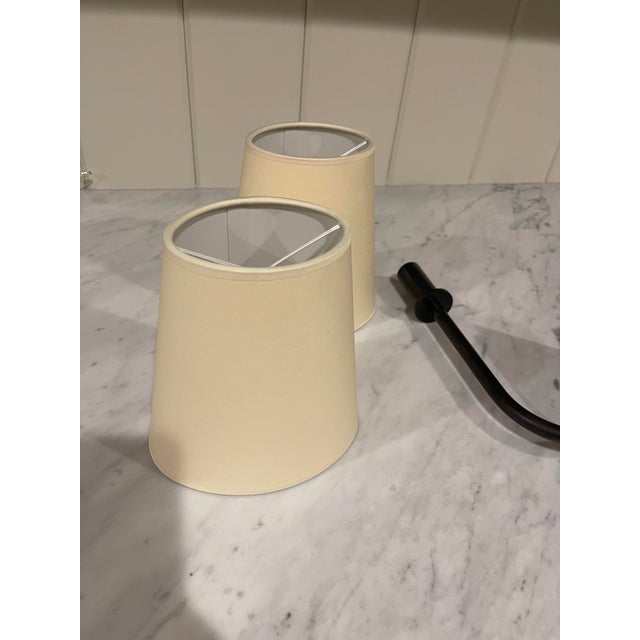 Black Pair of Visual Comfort Hulton Sconce For Sale - Image 8 of 11