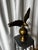 Vintage Brass Eagle on Globe Sculpture For Sale - Image 10 of 12
