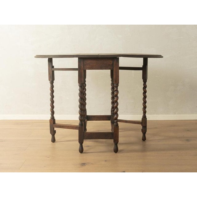 Vintage German Gateleg Table, 1920s For Sale - Image 14 of 17