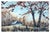 Mid Century Rural Farmhouse Landscape Watercolor with Barn Beautiful mid century landscape watercolor of a farmhouse...