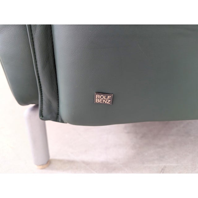 Vintage Sofa in Leather from Rolf Benz For Sale - Image 11 of 12