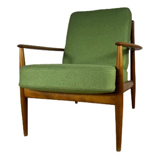 Vintage Armchair by Grete Jalk, Denmark, 1961 For Sale