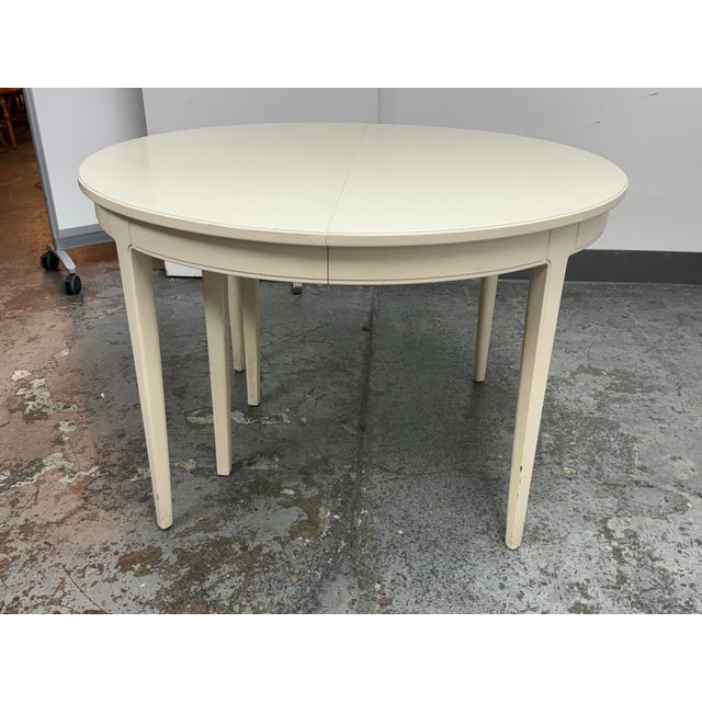 Ivory Carl Malmsten for Bodafors Herrgården Dining Set, Set of Nine For Sale - Image 8 of 12