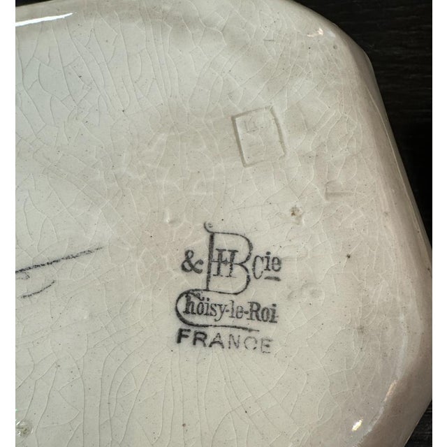 Earthenware Service by Boulenger, 1880, Set of 9 For Sale - Image 4 of 9