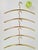 Metal Vintage Brass Clothes Hangers, Italy, 1970s, Set of 5 For Sale - Image 7 of 13