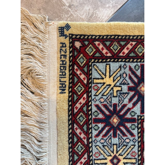Hand-Knotted Caucasian Rug — Azerkhalcha Cooperative (Circa 1978) For Sale In Houston - Image 6 of 7