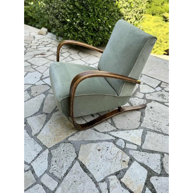 Model H 269 Lounge Chair by Jindrich Halabala, 1930s For Sale - Image 6 of 9