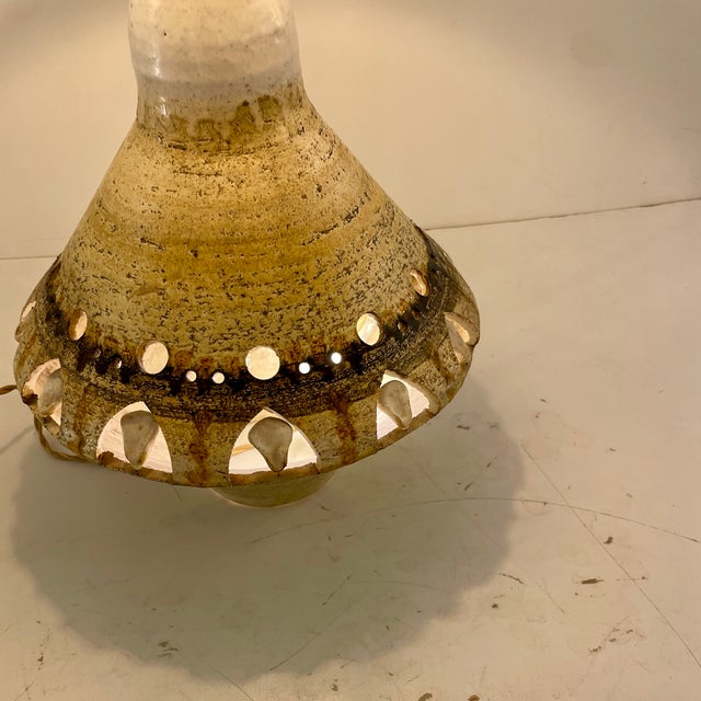 Ceramic Table Lamp by Georges Pelletier for Accolay, France, 1960s For Sale - Image 10 of 15