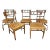 Vintage Italian Provincial Duncan Phyfe Style Solid Wood Dining Chairs- Set of 5 For Sale