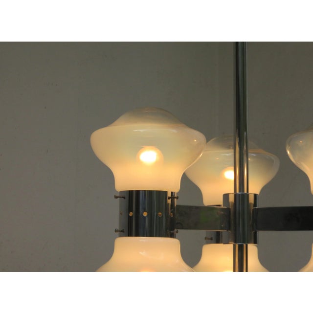 Space Age Ceiling Lamp by Carlo Nason for Mazzega, 1970s For Sale - Image 11 of 18