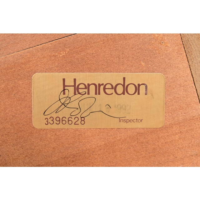 Brown Henredon Chippendale Solid Mahogany Nine-Drawer Highboy Dresser For Sale - Image 8 of 12