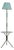 Ceramic and Glass Floor Lamp, 1950s For Sale