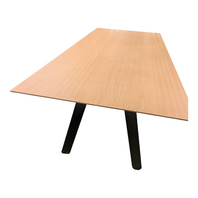 Andreu World Minimalist White Oak Counter-Height Table For Sale - Image 13 of 18