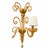 Venetian Wall Light in Amber-Colored Murano Glass, 1980s, Set of 2 For Sale - Image 3 of 6