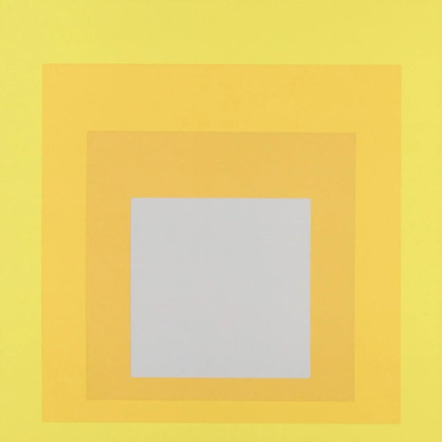 "Homage to the Square" serigraph by Josef Albers from the monumental "Formulation : Articulation" published by Harry N....