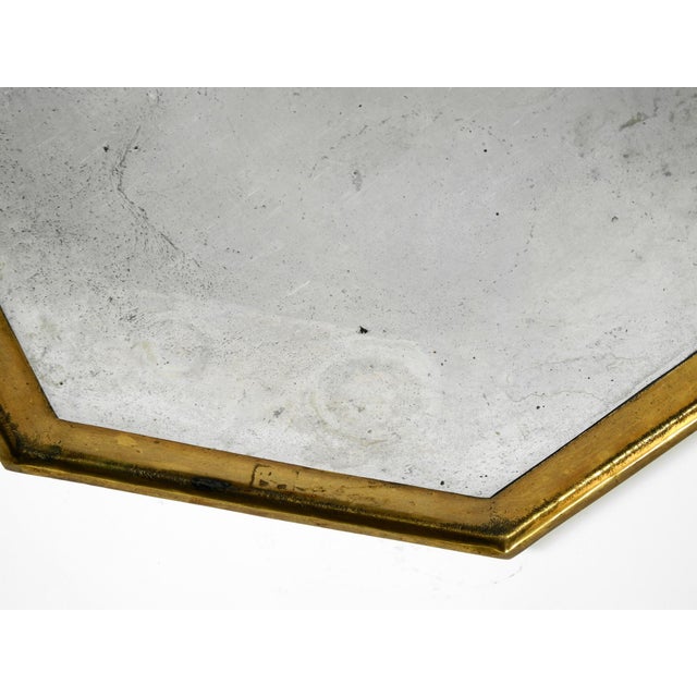 Vintage Brutalist Serving Tray in Aluminum and Brass by David Marshall, 1970s For Sale - Image 14 of 18
