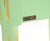 Grange Grange France French Provicincial Seafoam Green Triangular End Table With Drawer, 2000s. For Sale - Image 4 of 4