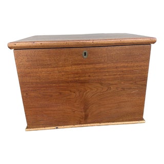Antique Walnut Dovetailed Document or Storage Box, Pennsylvania, Circa 1850s For Sale